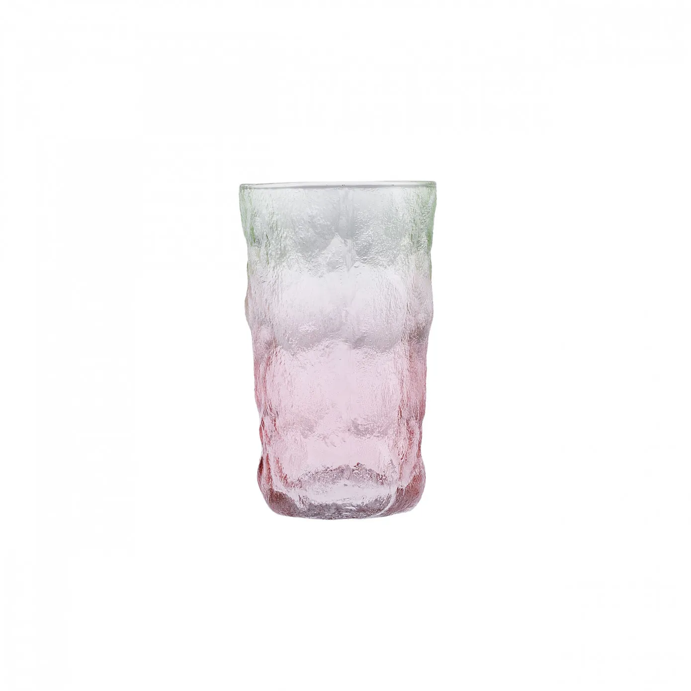 Karaca Glacier Glas, Rood Groen, 383 ml