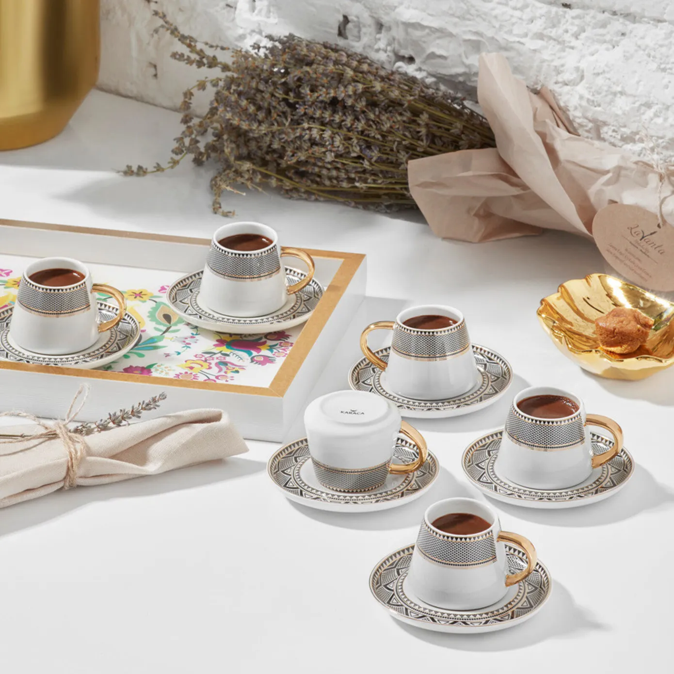 Karaca Globe koffieservies voor 6 personen - Image 2