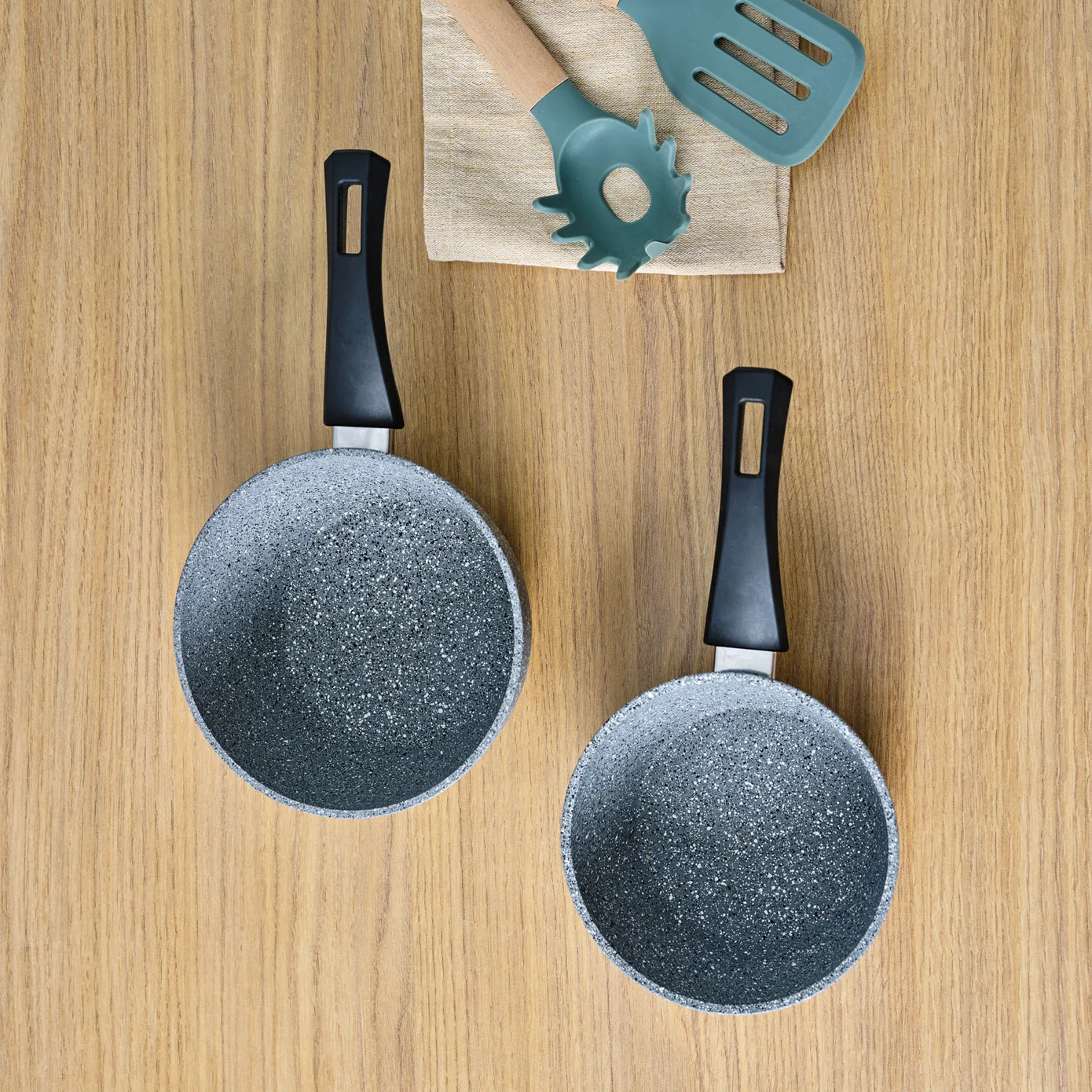 Karaca Gris Biogranit Inductie Melkpannen Set, 2 Delig - Image 6