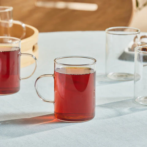 Karaca Guido 6-delige Theekoppenset voor 6 Personen, 200 ml, Transparant - Image 3
