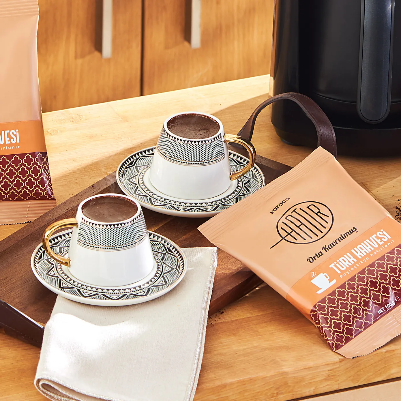 Karaca Hatır Middelmatig Geroosterde Turkse Koffie met Veel Schuim, 100 g - Image 4