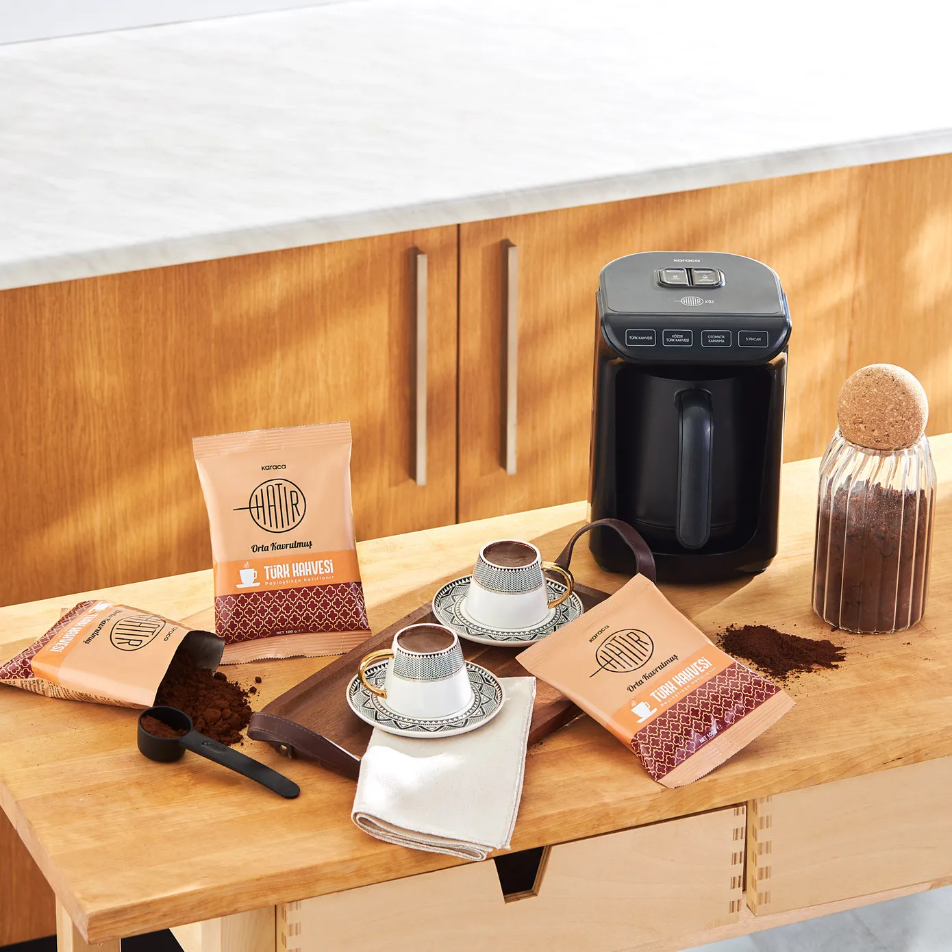 Karaca Hatır Middelmatig Geroosterde Turkse Koffie met Veel Schuim, 100 g - Image 5