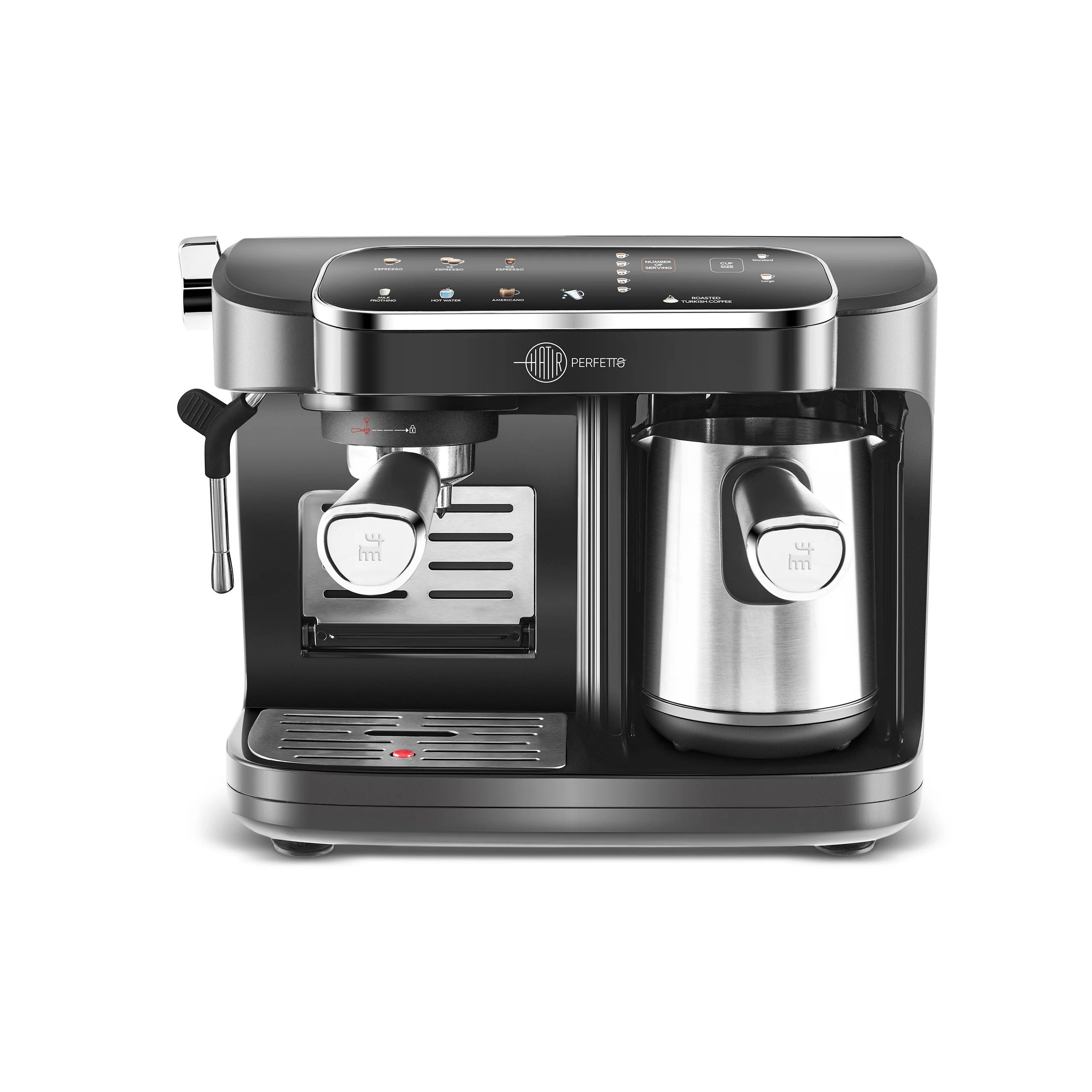Karaca Hatır Perfetto Espresso- en Turkse Koffiemachine INOX - Image 3