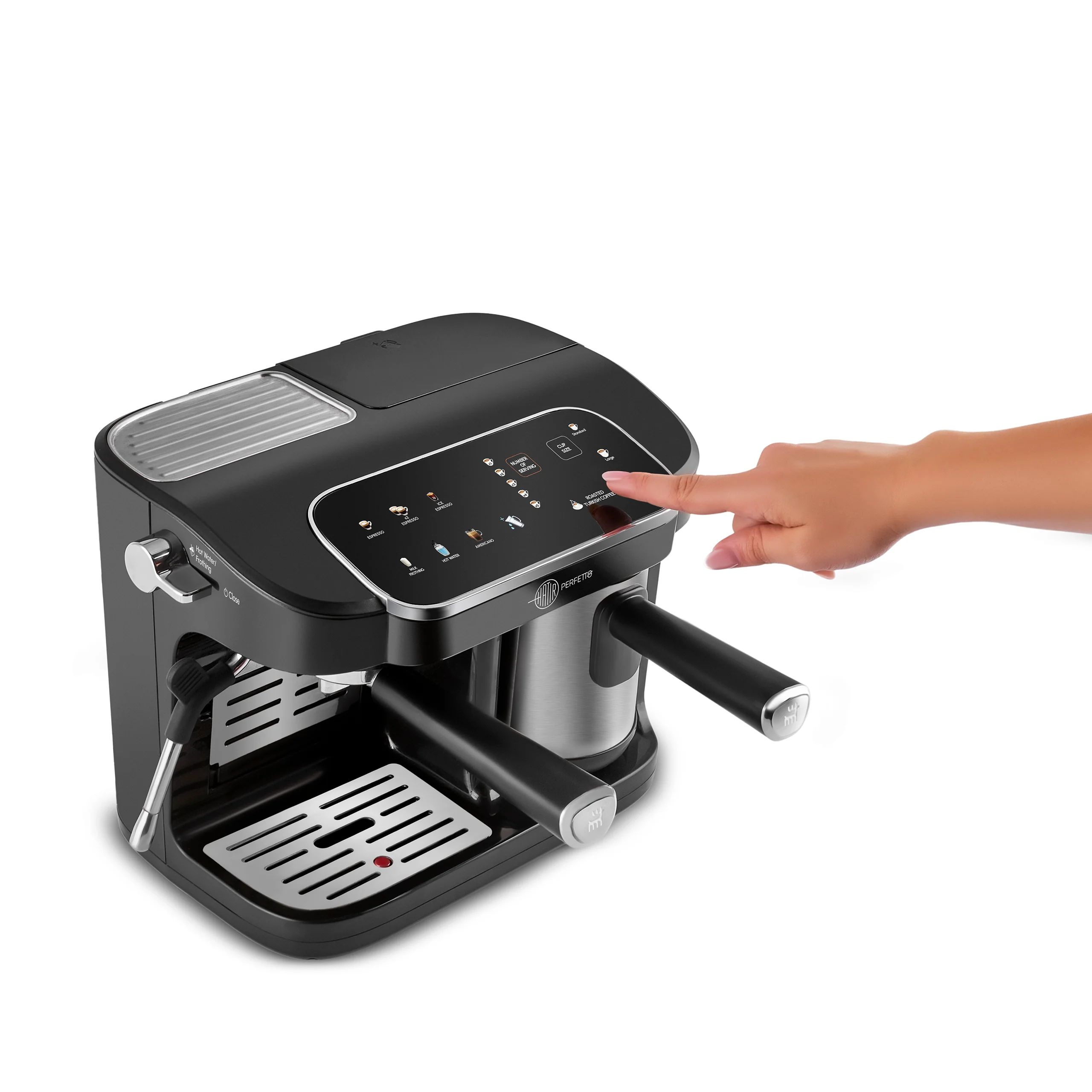 Karaca Hatır Perfetto Espresso- en Turkse Koffiemachine INOX - Image 4
