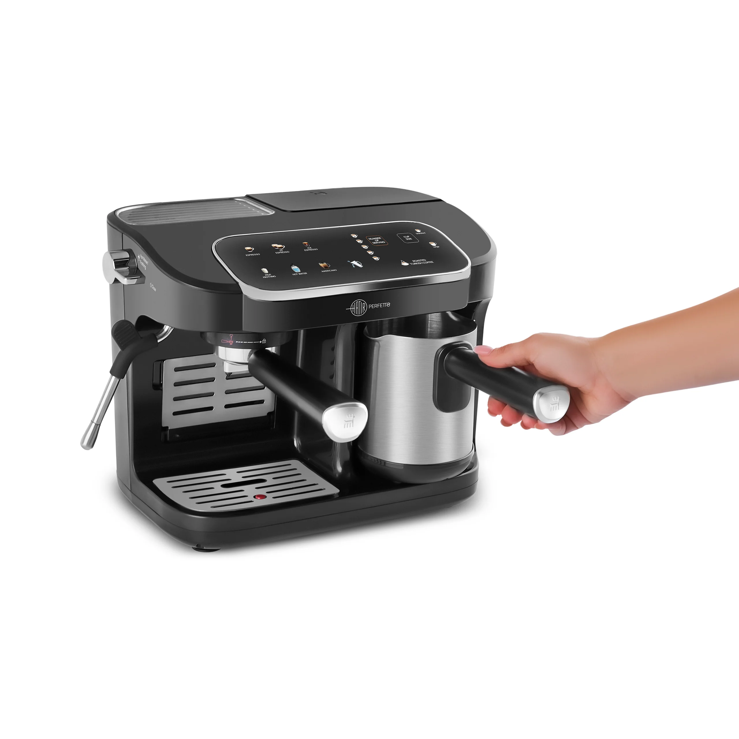 Karaca Hatır Perfetto Espresso- en Turkse Koffiemachine INOX - Image 5