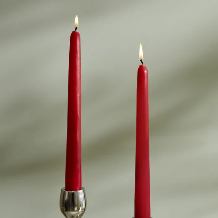 Karaca Home 2-delige Kaarsenstandaard Rood 24 cm - Image 4