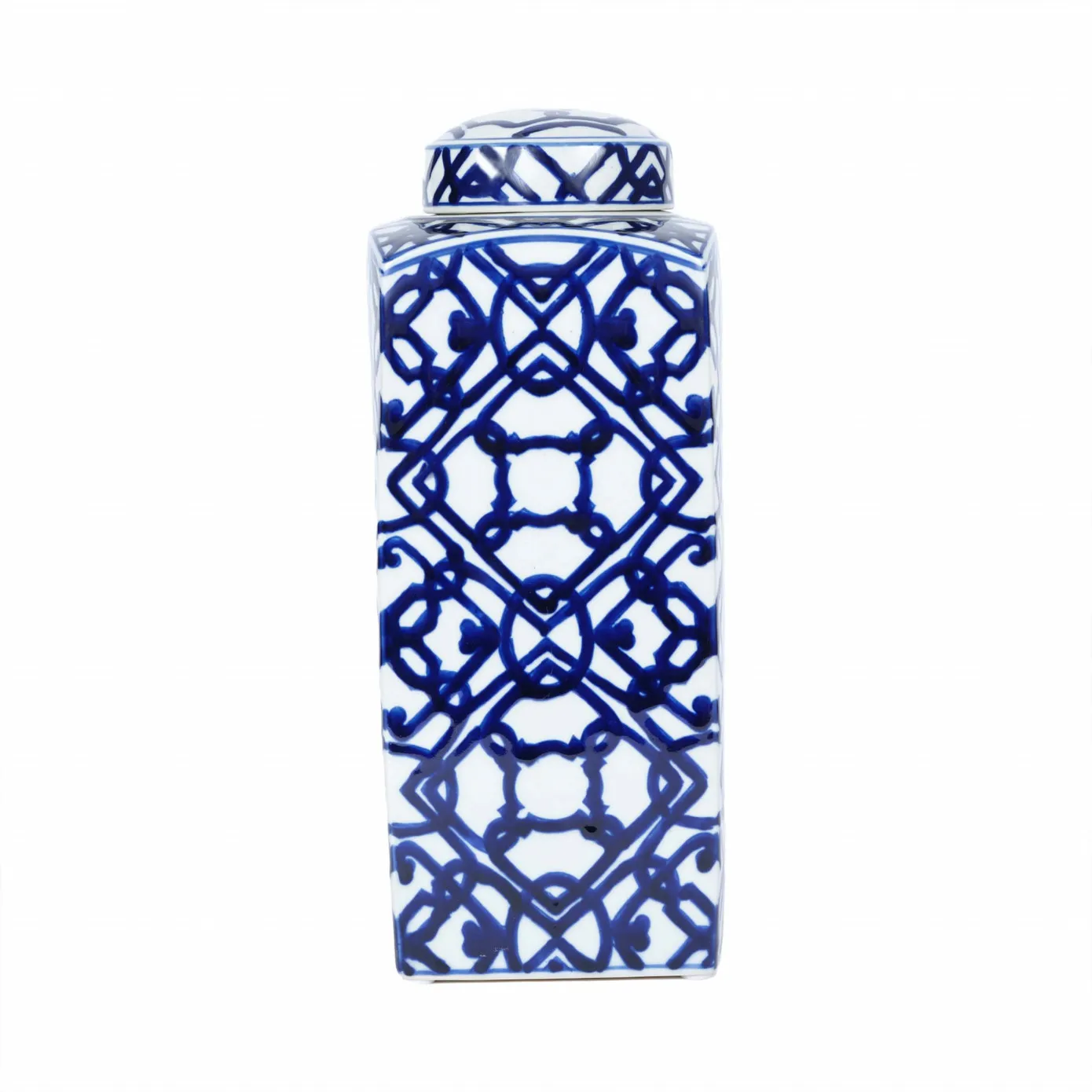 Karaca Home Blauw Wit Rechthoekige Kubus 37 cm - Image 2