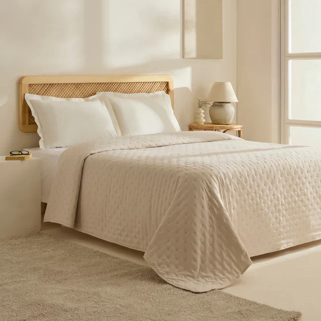 Karaca Home Breezy Sprei, Eenpersoons, Beige - Image 2