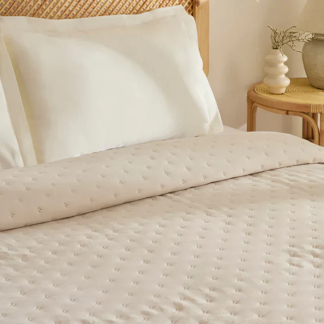 Karaca Home Breezy Sprei, Eenpersoons, Beige - Image 5