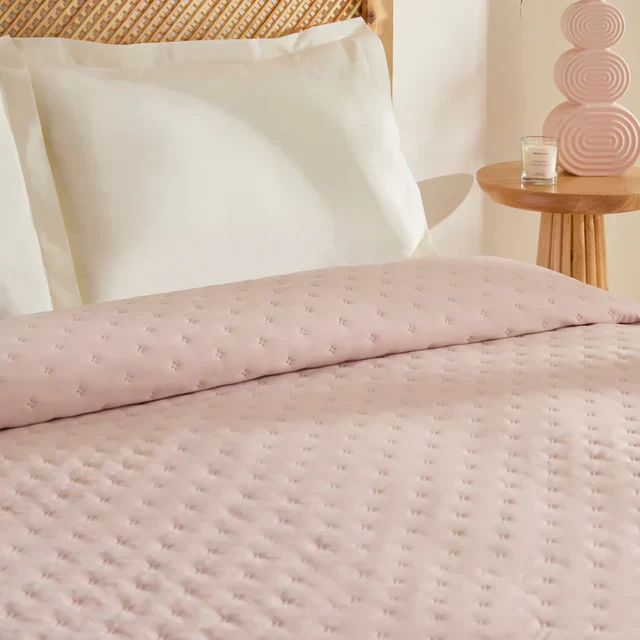 Karaca Home Breezy Sprei, Eenpersoons, Poederroze - Image 3