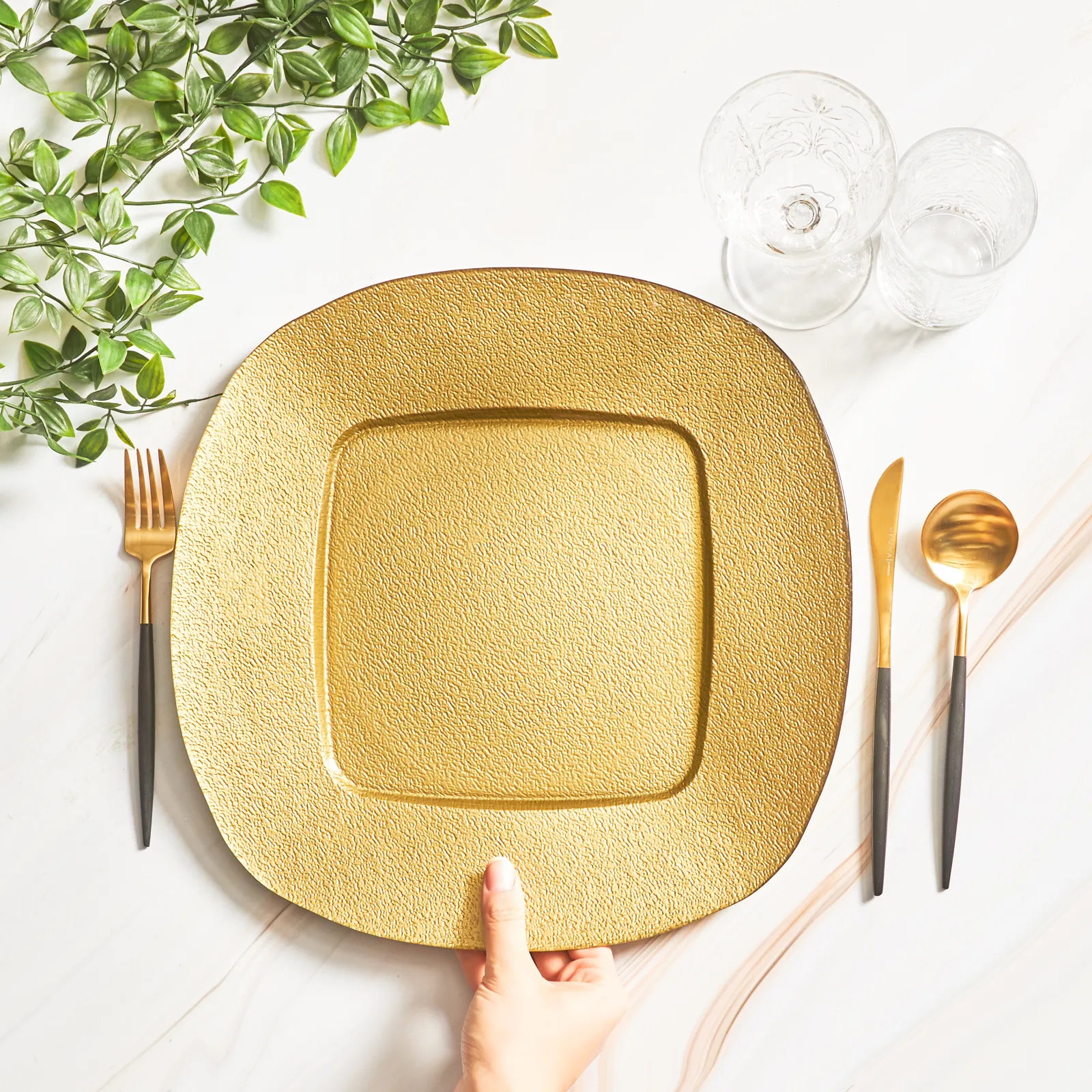 Karaca Home Capri Supla Goud 35 cm - Image 3