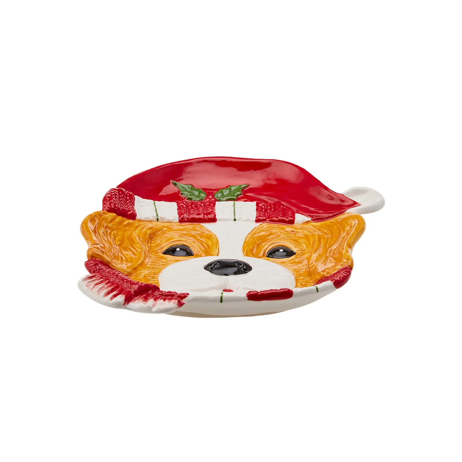 Karaca Home New Year Cavalier Hond Decoratieve Schotel, 21 cm - Image 2