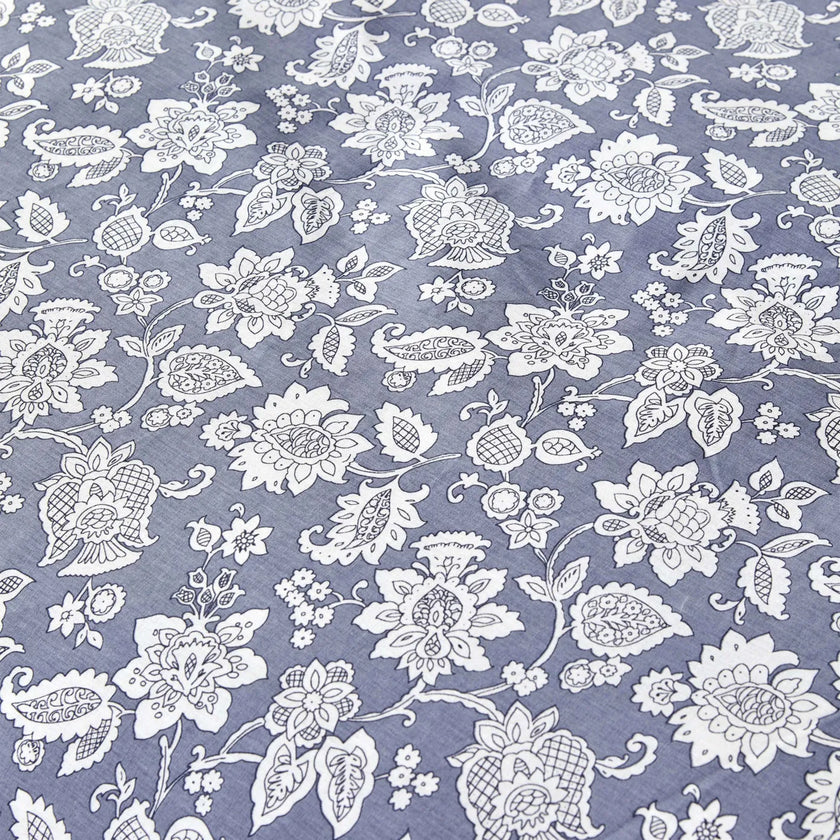Karaca Home Celerina blauw 100% katoenen eenpersoons dekbedovertrekset - Image 3