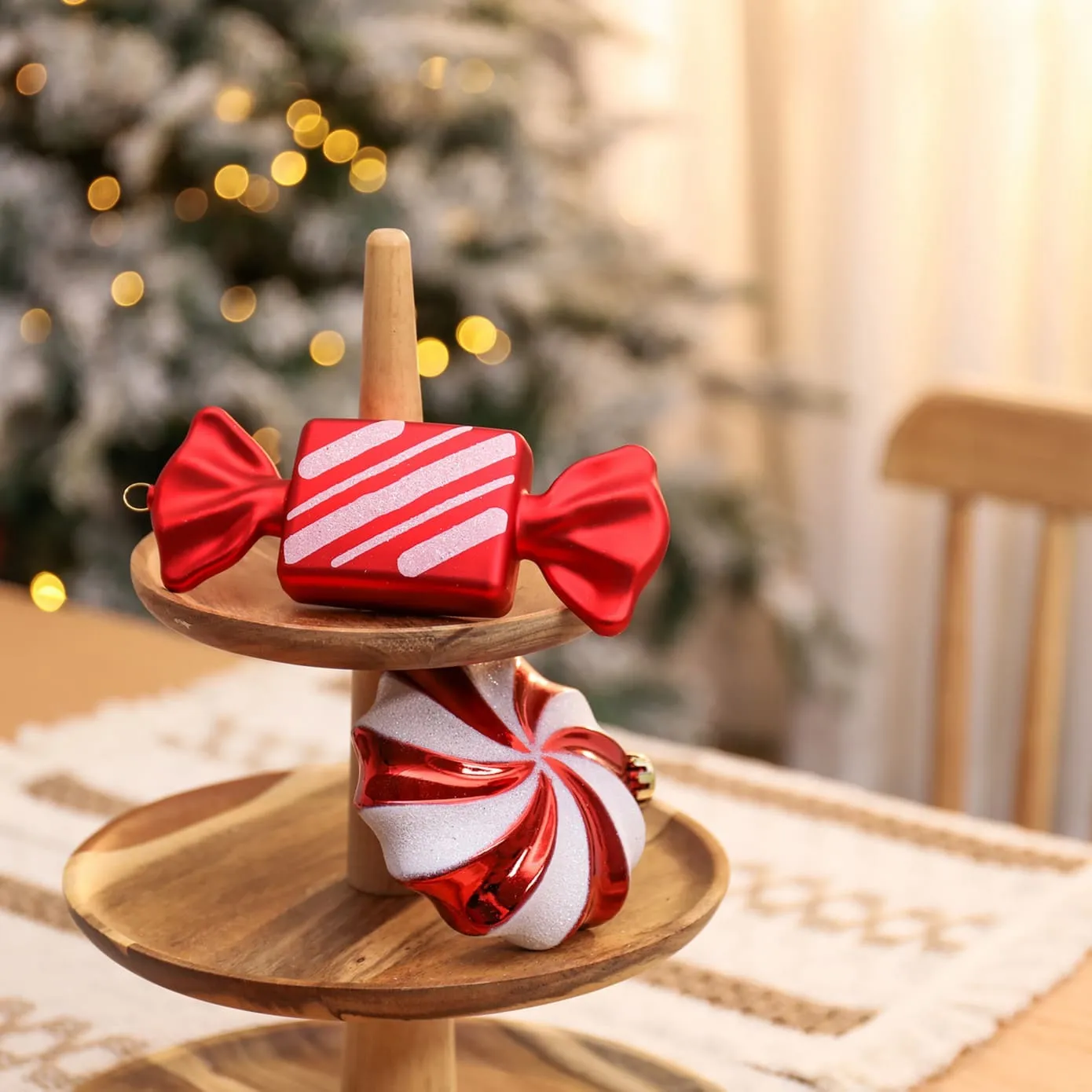Karaca Home Christmas Candy Pleasure Boomversiering Set, 4-delig - Image 2