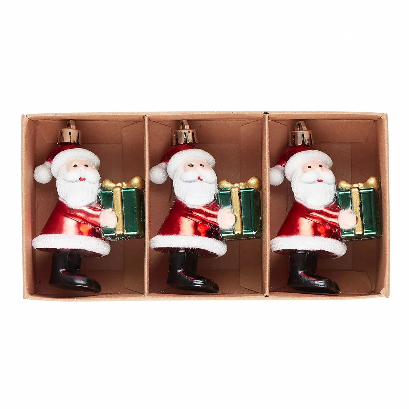 Karaca Home Christmas Kerstman Met Cadeauboom Ornamentenset, 3-Delig - Image 6