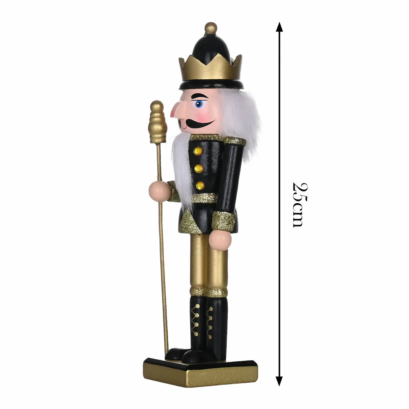Karaca Home Christmas Notenkraker Met Gouden Hoed, 25 cm - Image 6