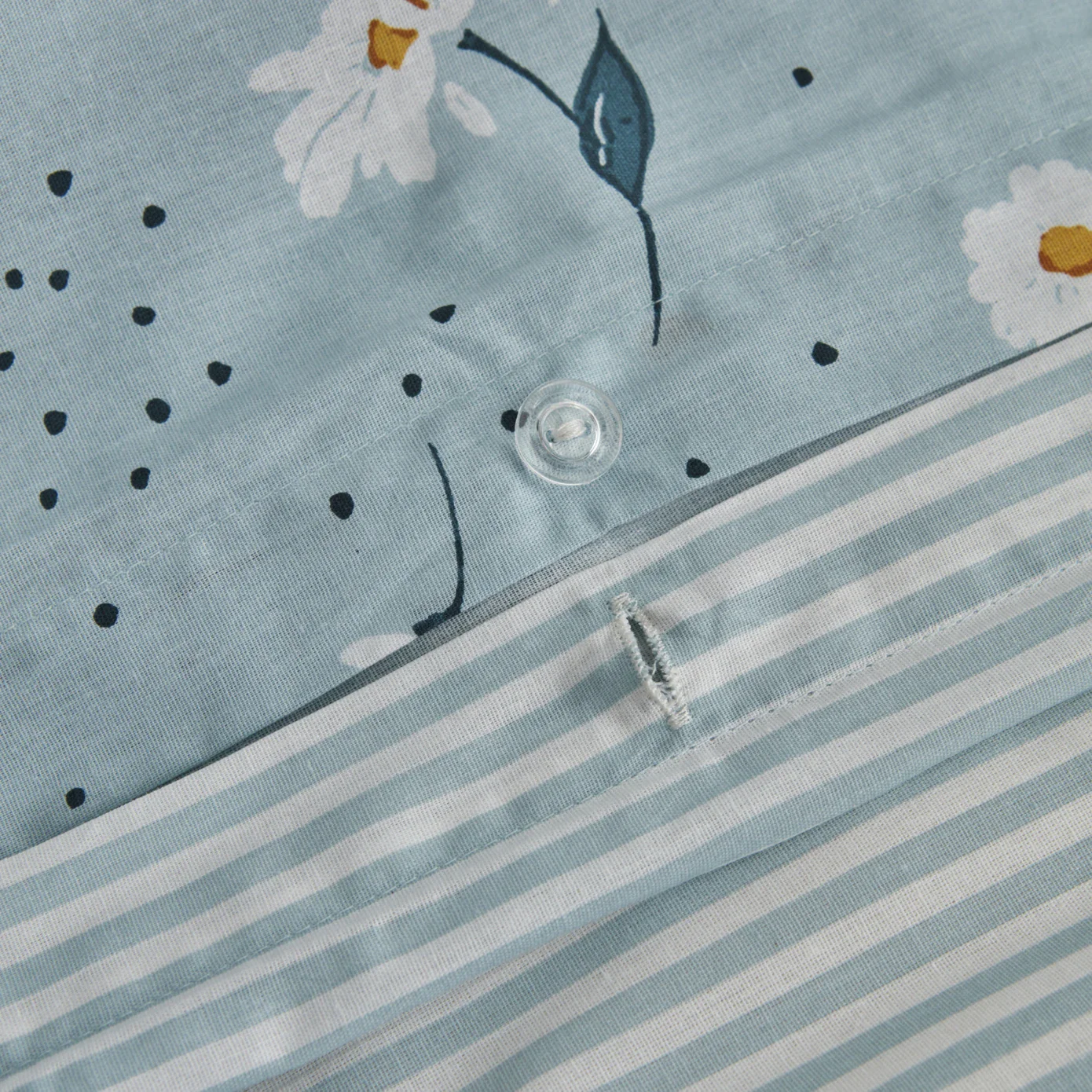 Karaca Home Daisy 100% katoenen tweepersoons dekbedovertrekset mint - Image 7