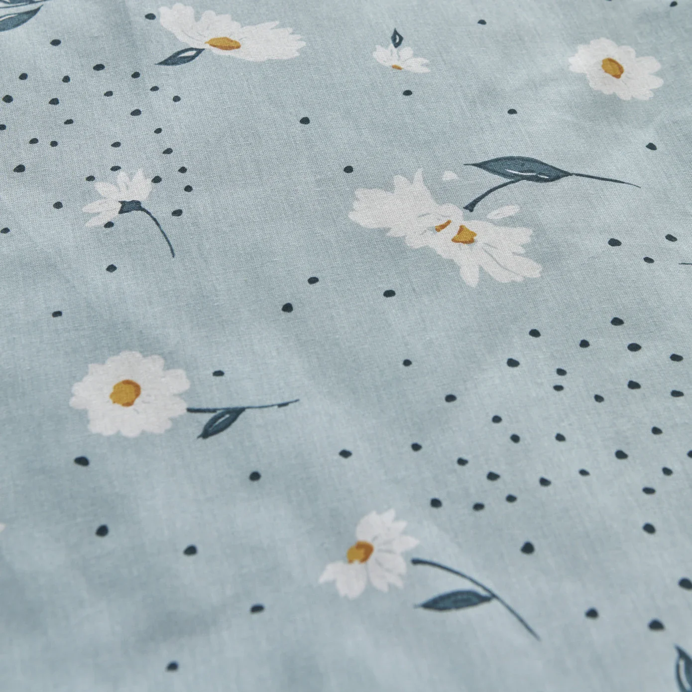 Karaca Home Daisy 100% katoenen tweepersoons dekbedovertrekset mint - Image 8