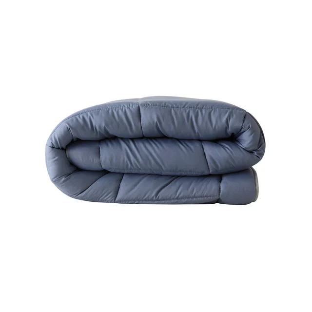 Karaca Home Double Face Dekbedovertrek, 200x200 cm, Blauw-Mint - Image 4