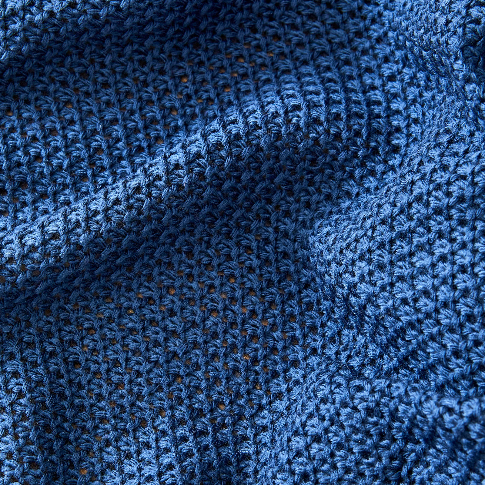 Karaca Home, dubbelzijdig gestikte plaid, 130x170 cm, Oeko-Tex gecertificeerd, donkerblauw - Image 4