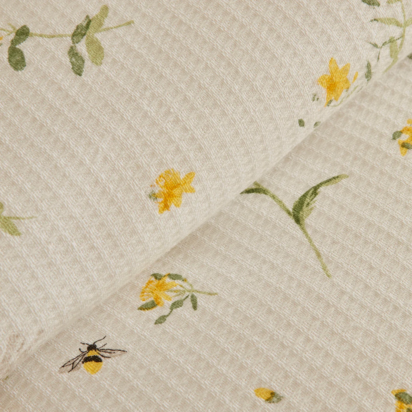 Karaca Home Emma 100% Katoenen Dubbel Bedsprei Set Geel - Image 5