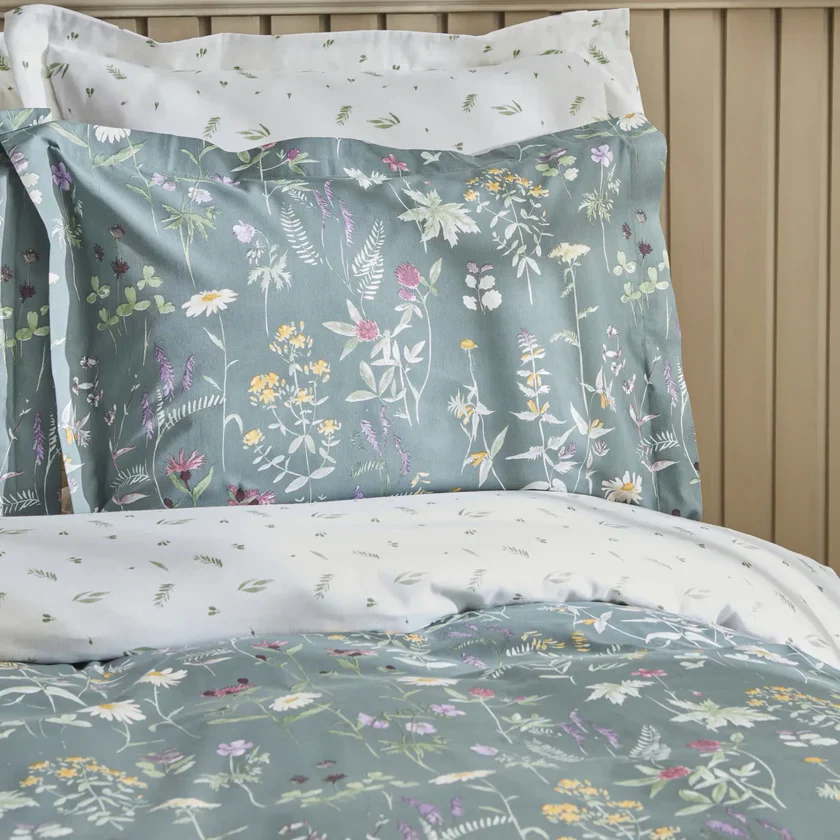 Karaca Home Evergreen tweepersoons dekbedovertrekset, groen - Image 4