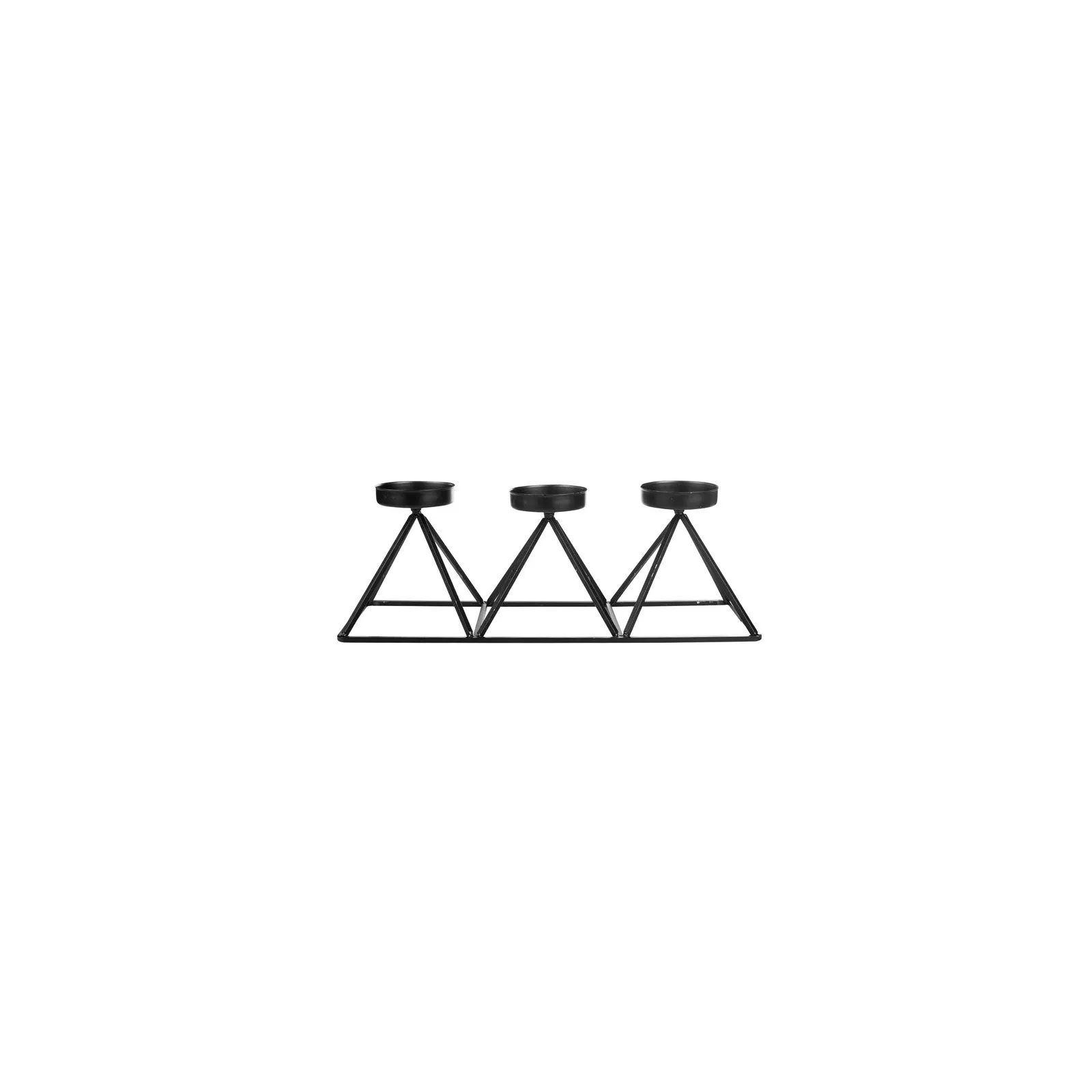 Karaca Home Geometry Kaarshouder, 3-Delig, 36x13cm, Zwart - Image 7