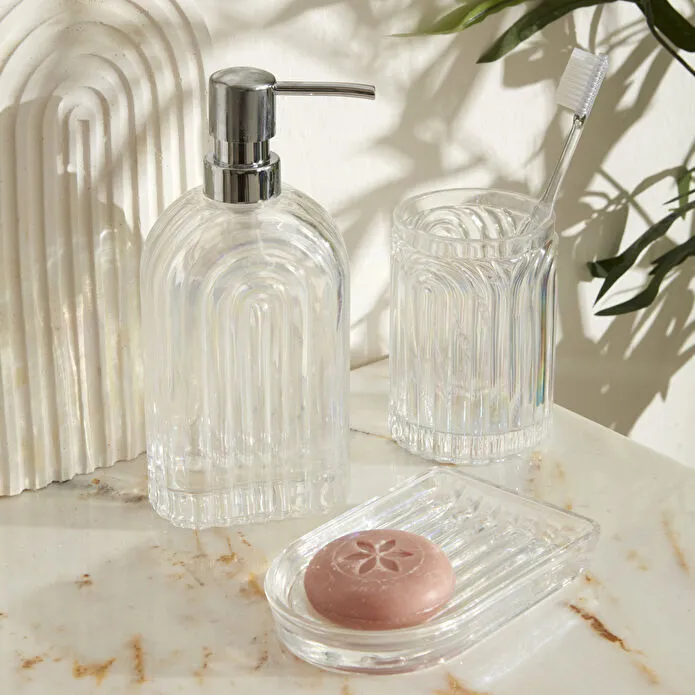 Karaca Home Gleam 3-delige Badkamer Accessoireset Glanzend