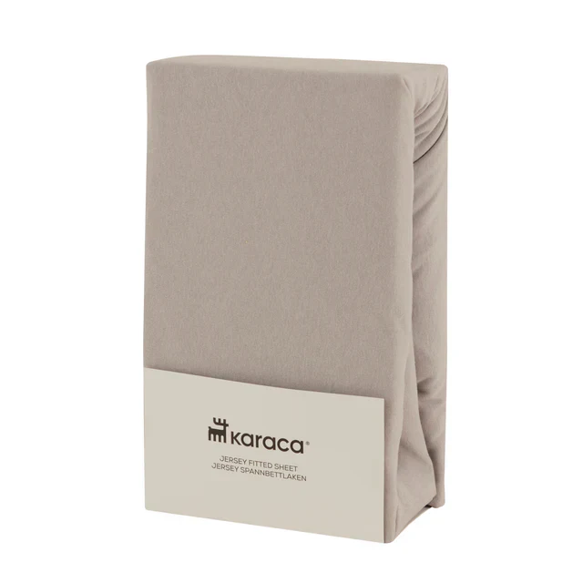 Karaca Home Jersey Hoeslaken, 100x200+30cm, Grijs - Image 3