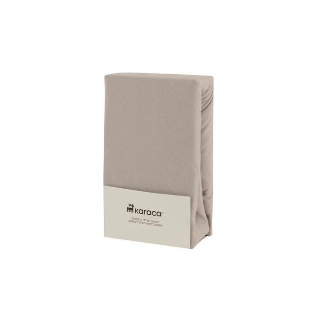Karaca Home Jersey Hoeslaken, 200x200+30 cm, Grijs - Image 2