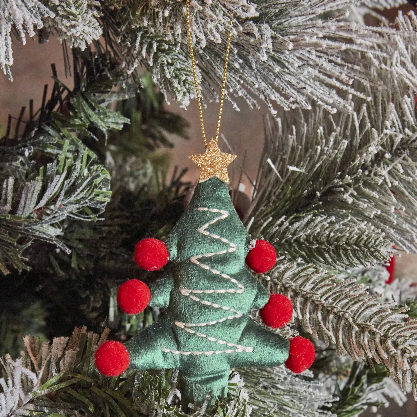 Karaca Home New Year Kerstboomdecoratie 10,5x1,5x10,5 cm - Image 3