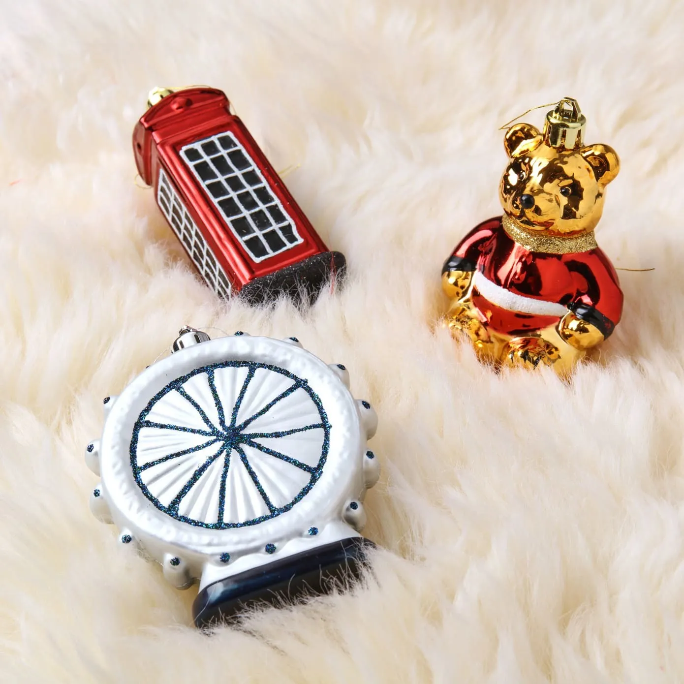 Karaca Home New Year Londen Kerstboomdecoratie Set, 3 Stukken - Image 2