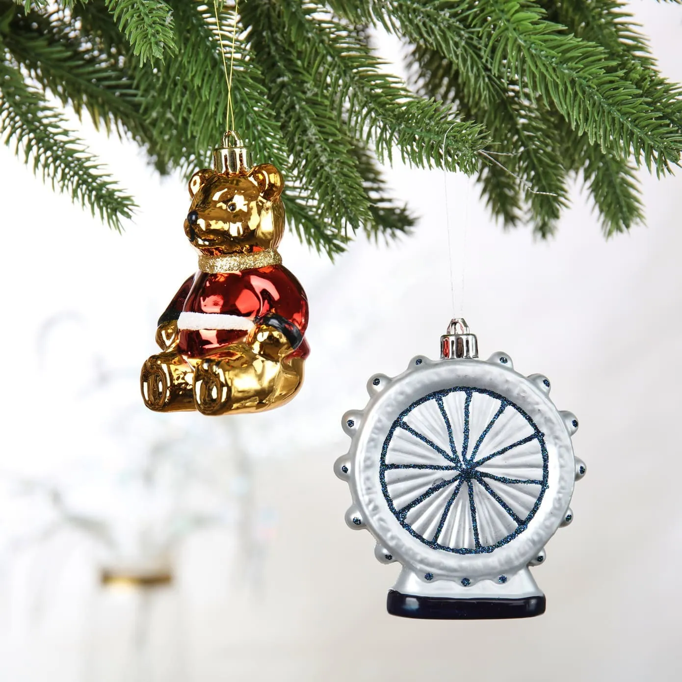 Karaca Home New Year Londen Kerstboomdecoratie Set, 3 Stukken - Image 4