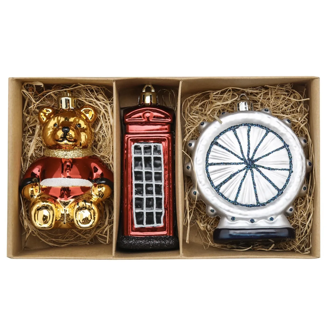 Karaca Home New Year Londen Kerstboomdecoratie Set, 3 Stukken - Image 5