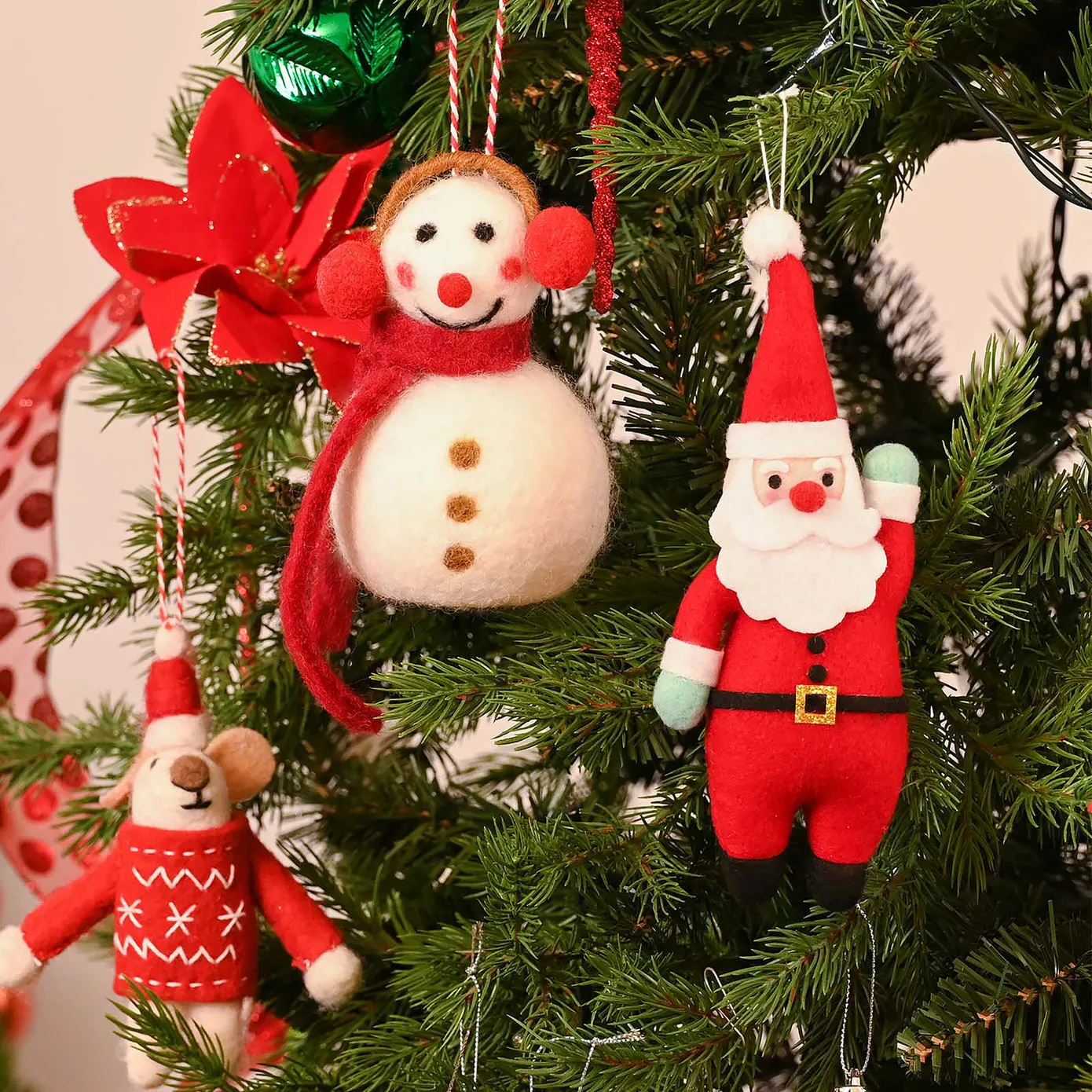 Karaca Home New Year Sneeuwpop Kerstboomdecoratie, 8x13 cm - Image 2