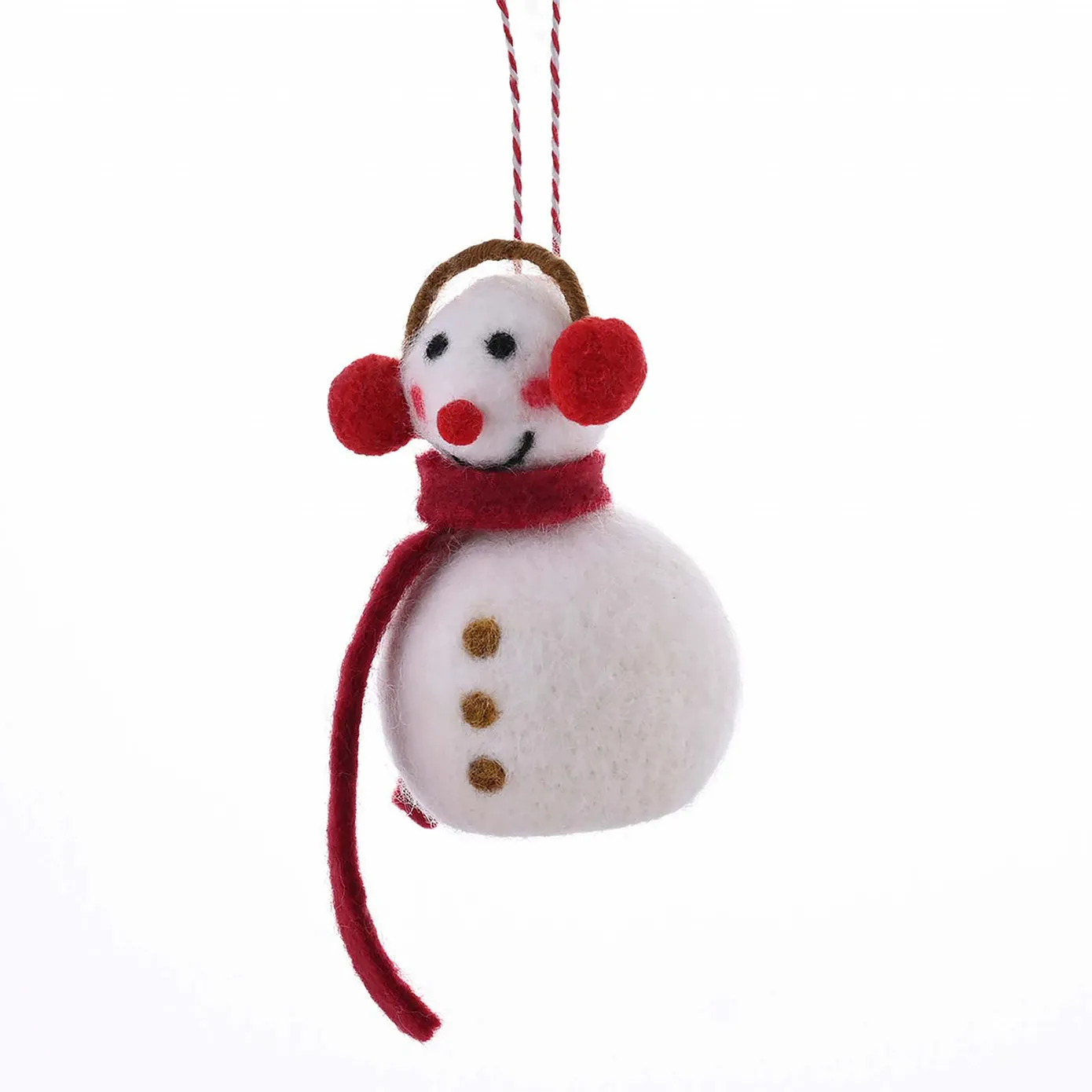 Karaca Home New Year Sneeuwpop Kerstboomdecoratie, 8x13 cm - Image 5