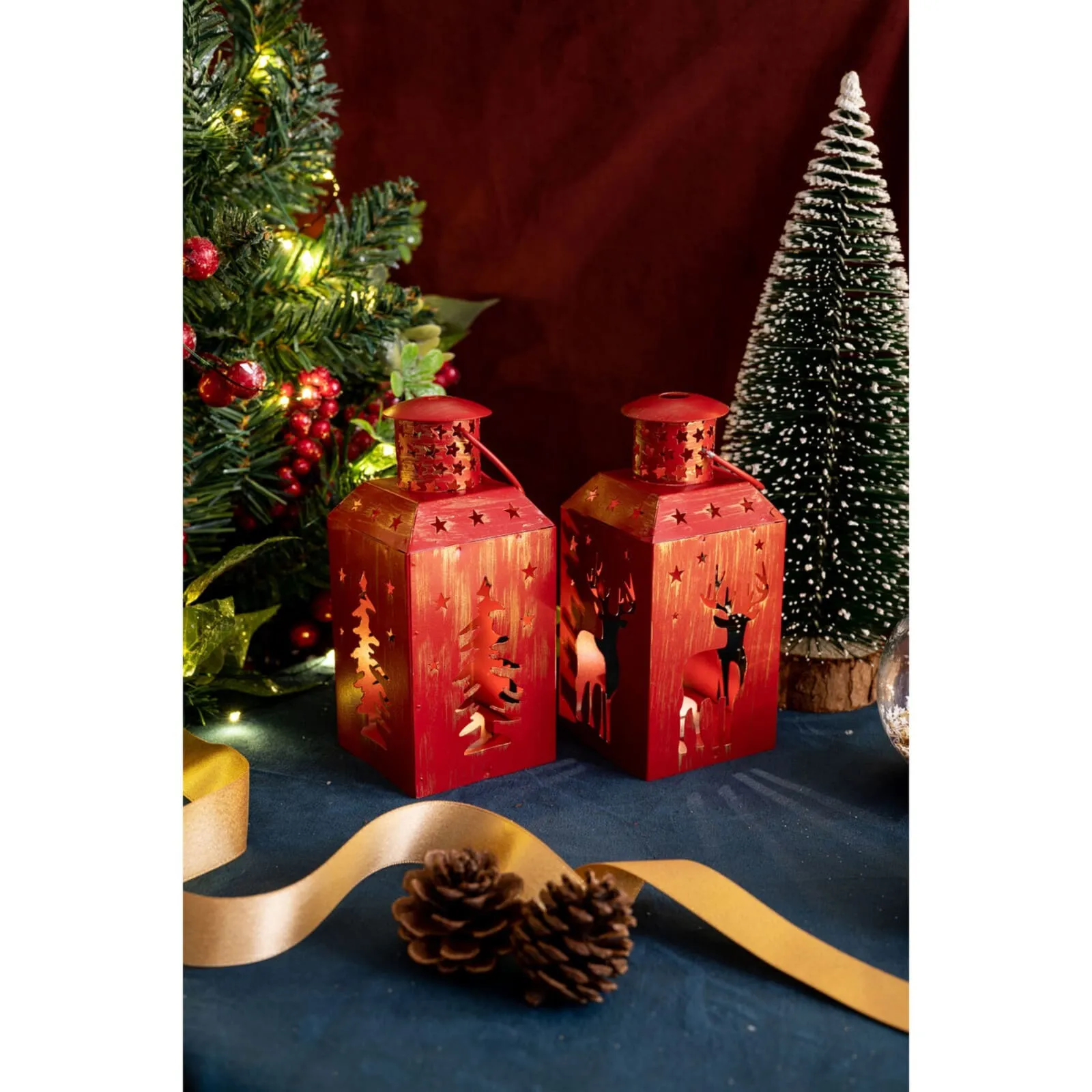 Karaca Home, led-lantaarn met hert - Image 6