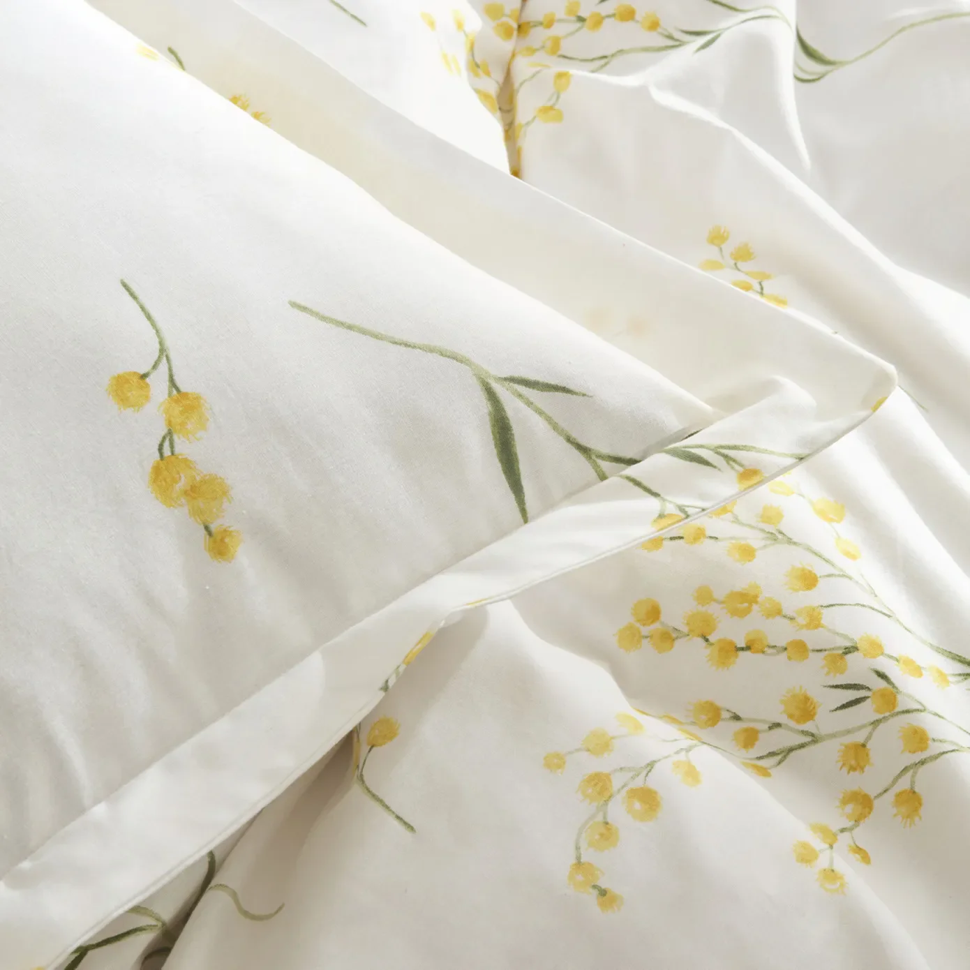 Karaca Home Loretta geel 100% katoenen tweepersoons dekbedovertrekset - Image 7