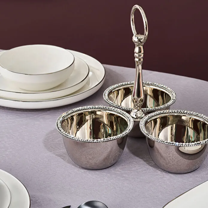 Karaca Home Majesty 3-delige Snackkom Set - Image 4