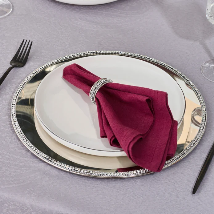 Karaca Home Majesty 4-delige Servetringen