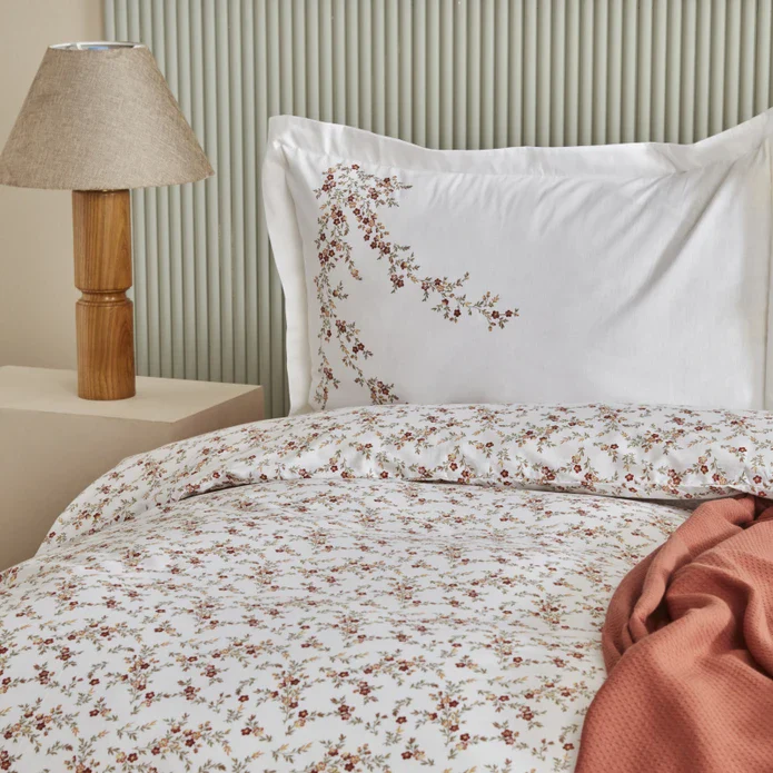 Karaca Home Mizu 100% Katoen 2-persoons Dekbedovertrek met Gratis Deken - Image 3