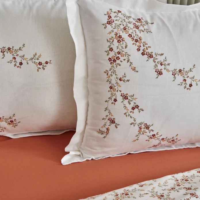 Karaca Home Mizu 100% Katoen 2-persoons Dekbedovertrek met Gratis Deken - Image 6