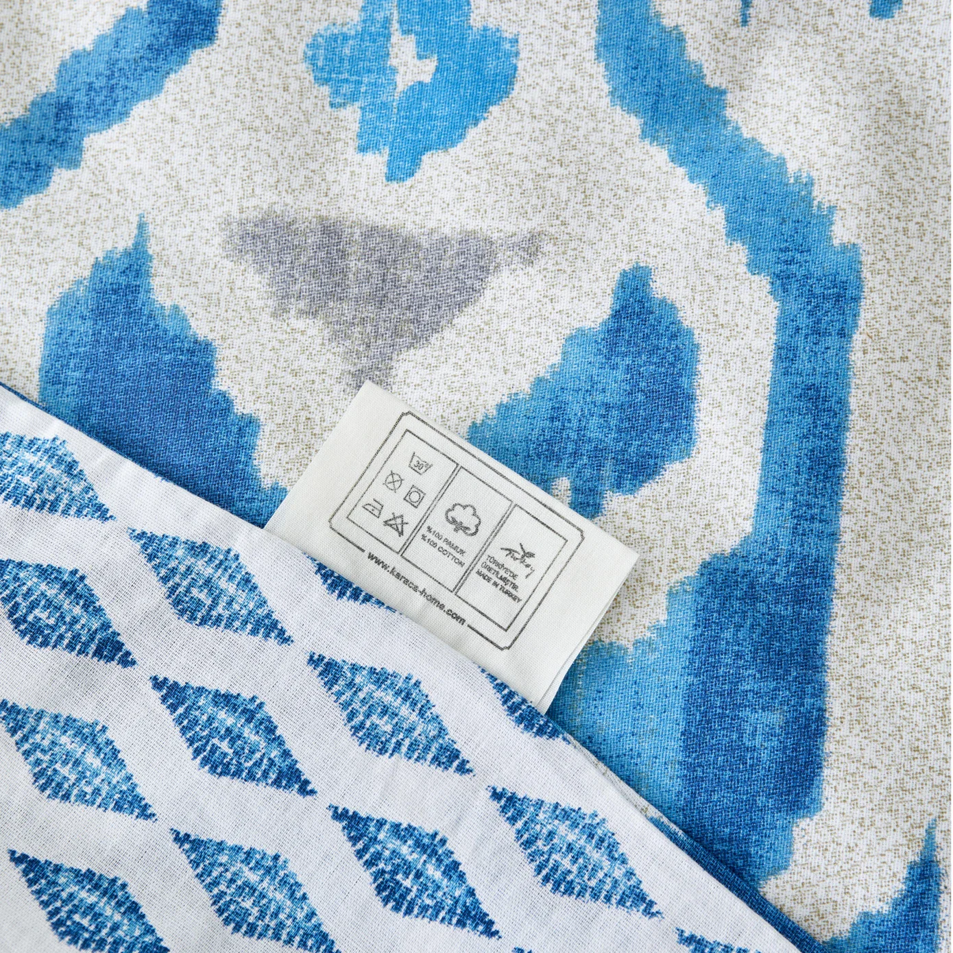 Karaca Home Neos Blauw 100% Katoenen Eenpersoons Dekbedovertrek Set - Image 5