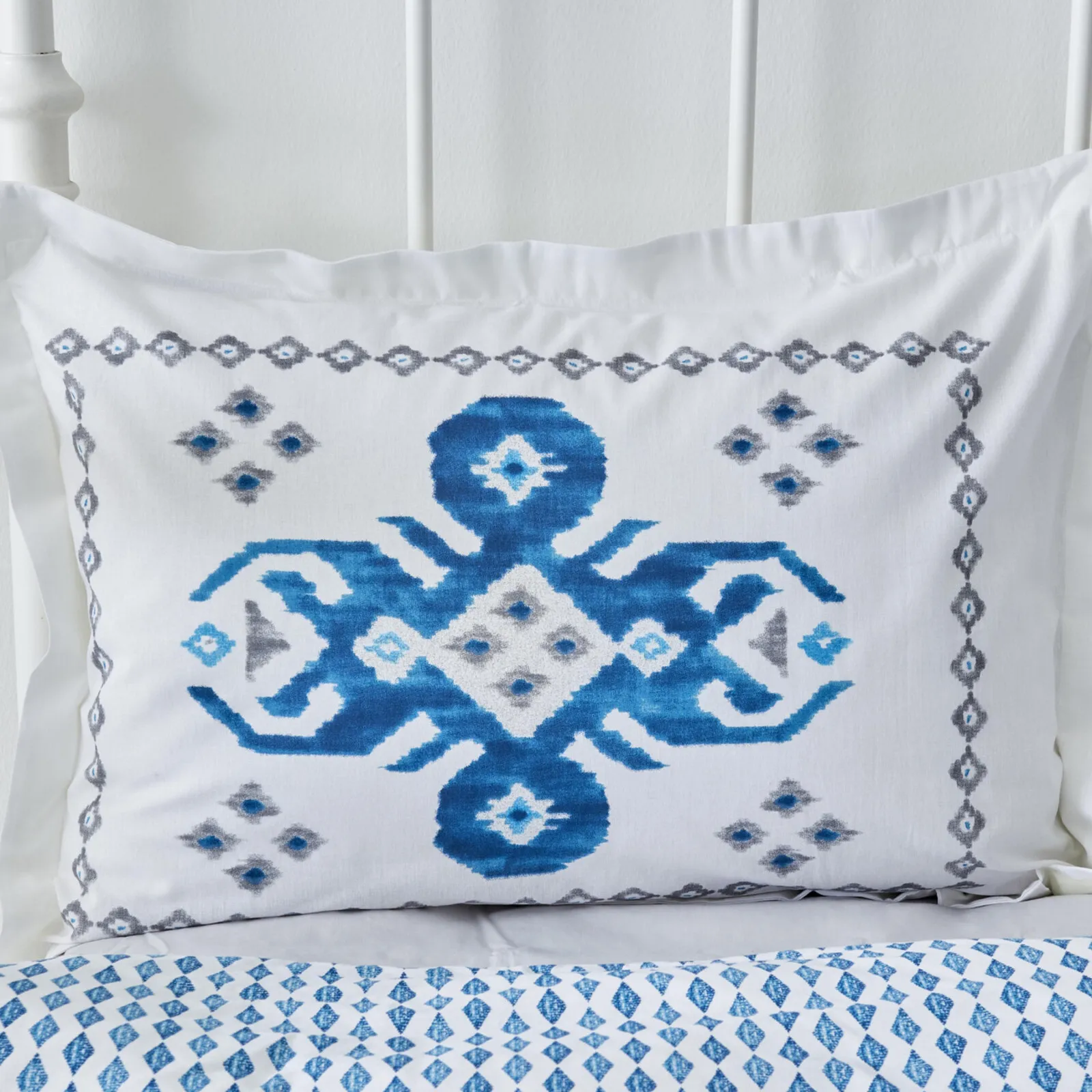 Karaca Home Neos blauw - tweepersoons dekbedovertrekset van katoen - Image 5