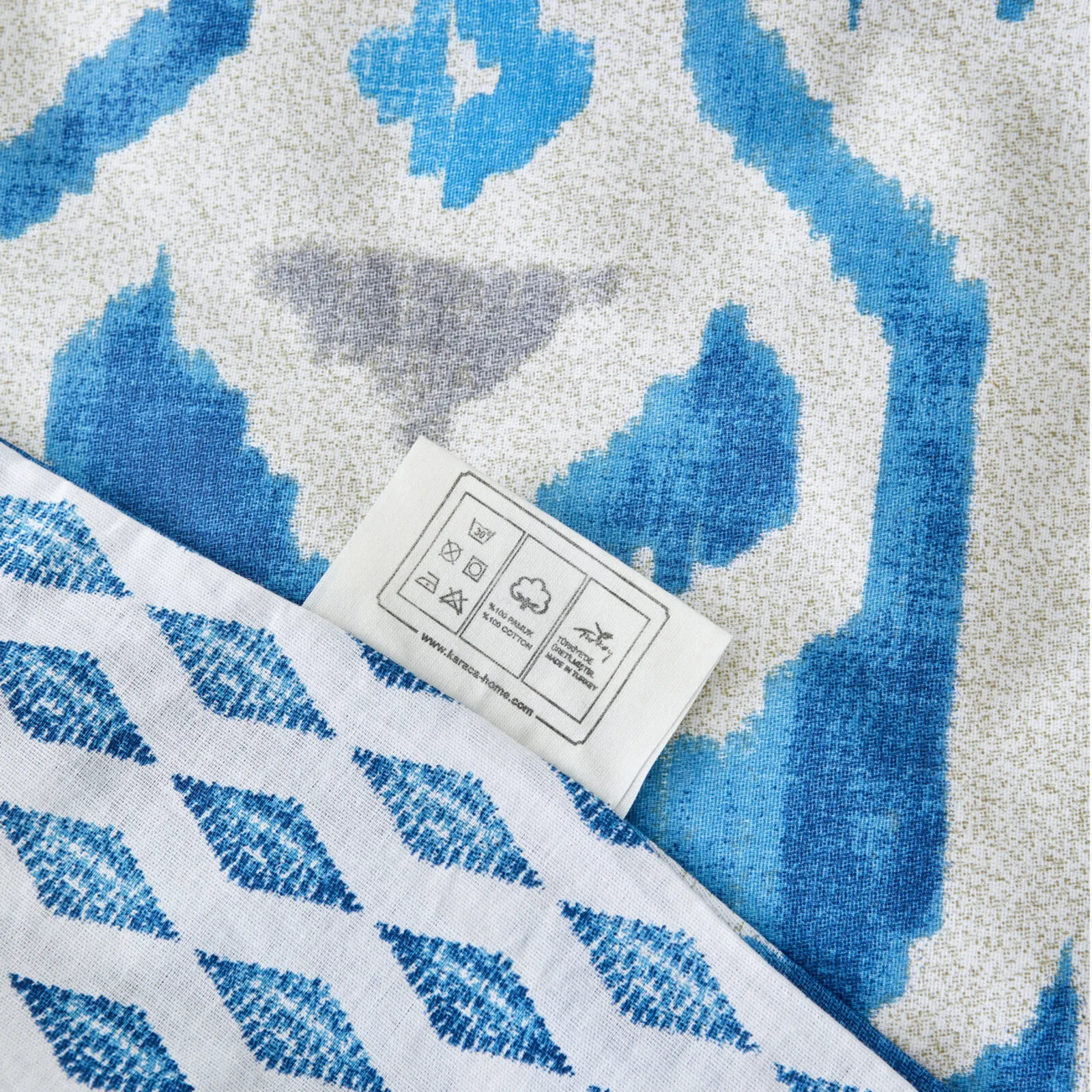 Karaca Home Neos blauw - tweepersoons dekbedovertrekset van katoen - Image 9