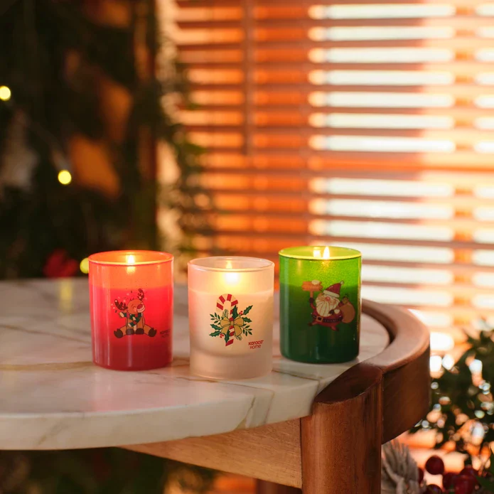 Karaca Home New Year Yılbaşı Ceremony 3-delige Geurkaars Set