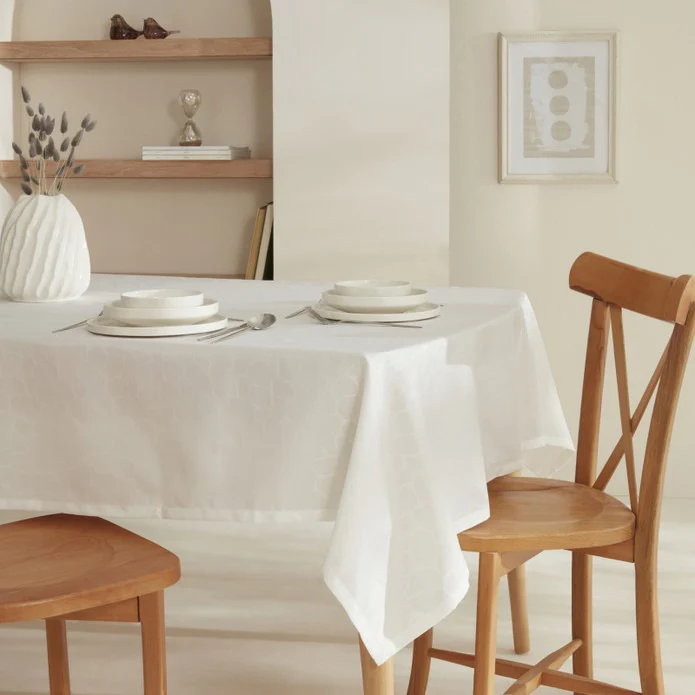 Karaca Home Pebble Tafelkleed Wit 140x200 cm - Image 3