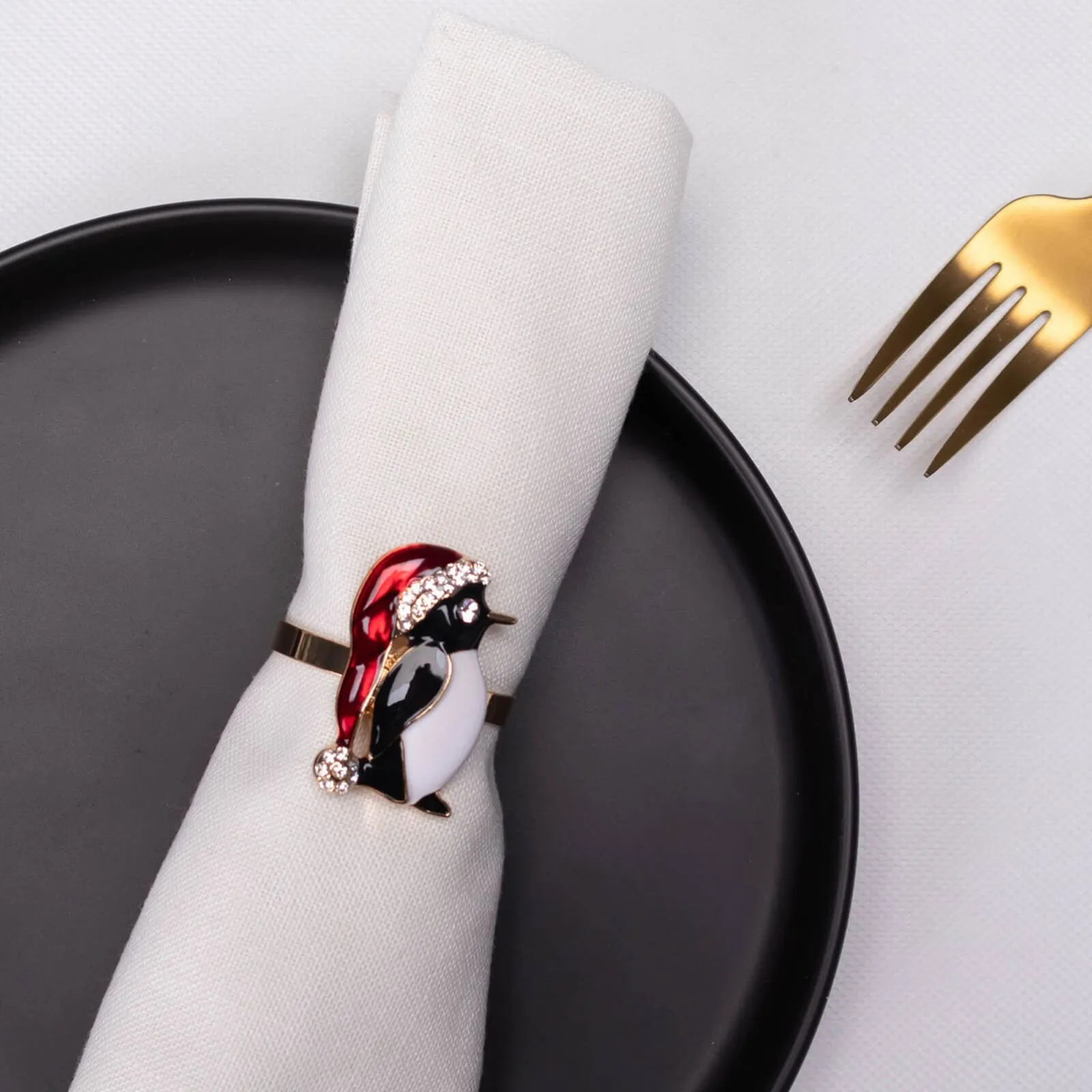 Karaca Home Penguin 2-delige servetring - Image 4