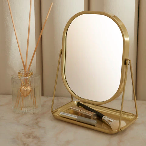 Karaca Home Reora Spiegel, 20,5x13x28 cm, Goud