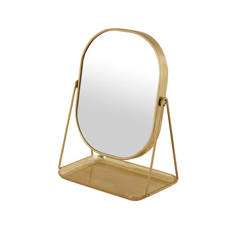 Karaca Home Reora Spiegel, 20,5x13x28 cm, Goud - Image 2